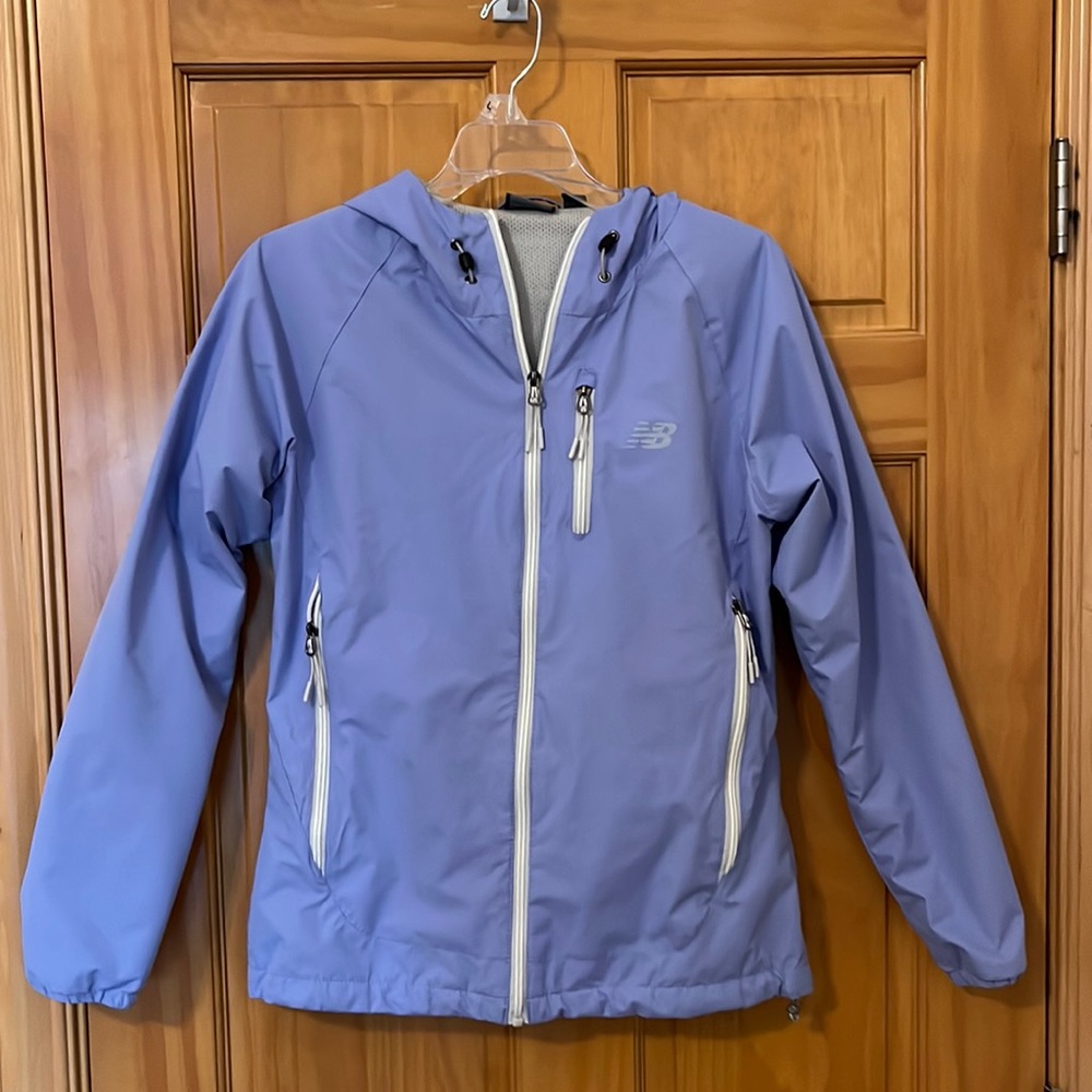 New Balance hooded wind breaker/ running jacket